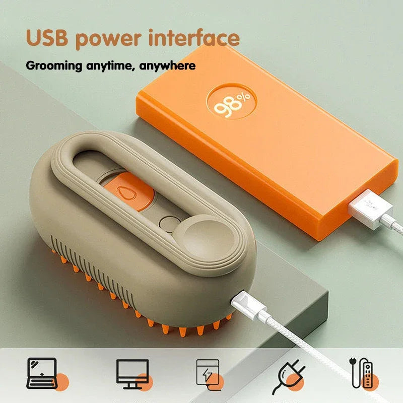 Steam Grooming Brush