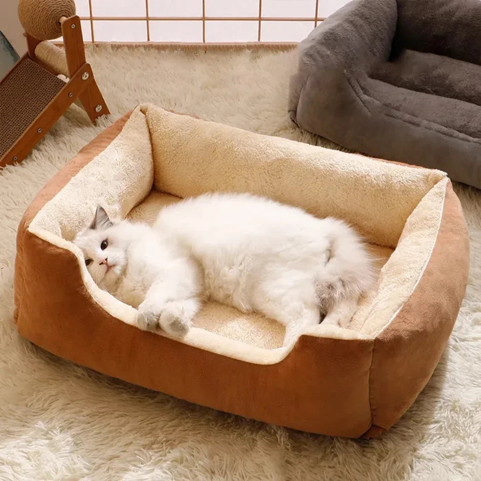 Plush Cat Sofa Bed (S-L)